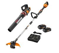 Worx WG927 Power Share Tondeuse à Gazon et souffleur 40 V
