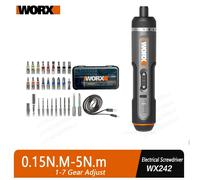 WORX WX242 4V jeu de tournevis électriques tournevis électriques sans fil intelligents USB Rechargeable 30 bits ensemble Mini perceuse outil électrique WX242