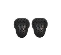 WOSAWE CE Level 1 Équipement de Protection Moto - Inserts Anti-Choc Unisexe pour Dos, Épaules, Coudes & Poitrine (Noir, Epaulières)