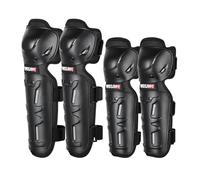 WOSAWE Équipement de Protection de Coude Genou, Respirant Motocross Vélo Longue Coudières et Genouillères Protecteur (ML311 Coudières et Genouillères)