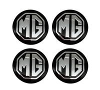 woshisanni 4 Pièces Autocollants Cache Moyeu pour MG ZS Hybrid+ 2024-2026, Enjoliveurs de Centre de Roue de Voiture Autocollant de Badge Décoration Accessoires,50MM