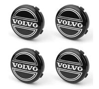 woshisanni 4 Pièces Cache Moyeux pour Volvo XC40 Recharge 2023, Enjoliveurs de Roue Capuchons de Centre ABS Cache de Roue Centrale Jante Extérieurs Accessoires