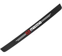 woshisanni Protection Seuil de Coffre Voiture pour Mazda 3 2006-2011 2011-2024, Protection de Pare-Chocs Arrière Fibre Carbone Anti-Rayures Seuil de Chargement Autocollant