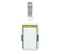 Woshuwo Bannière vintage avec texte « Happy Birthday » coulissant en plastique rigide pour cartes de travail pour infirmières et bureau