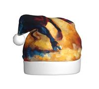 Woshuwo Chapeau de Père Noël en forme de taureau espagnol pour adulte