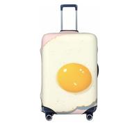 Woshuwo Egg Sunny Side Up Housse de protection élastique pour valises de 55,9 à 61 cm