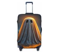Woshuwo Ghost at Halloween Night Housse de bagage élastique anti-poussière et anti-rayures pour valises de 55,9 à 61 cm