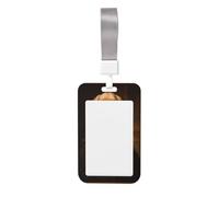 Woshuwo Golden Retriever Porte-badge humoristique coulissant en plastique rigide pour cartes de travail pour infirmières et bureau