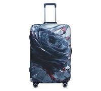 Woshuwo Grande housse de bagage de voyage élastique en verre teinté fracturé, résistant à la poussière et aux rayures, pour valises de 55,9 à 61 cm