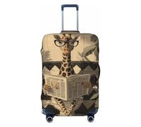 Woshuwo Housse de bagage de voyage élastique avec lunettes sur les toilettes, pour lire des journaux, protection contre la poussière et les rayures, convient pour 55,9 à 61 cm
