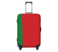 Woshuwo Housse de protection élastique pour bagages de voyage avec drapeau de la Biélorussie - Anti-poussière et anti-rayures - Pour valise de 55,9 à 61 cm