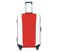 Woshuwo Housse de protection élastique pour valise, résistante à la poussière et aux rayures, motif drapeau du Costa Rica, 55,9 à 61 cm