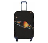 Woshuwo Housse de protection élastique pour valise, résistante à la poussière et aux rayures, motif planètes spatiales des années 70, 55,9 à 61 cm