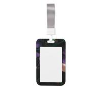 Woshuwo Magnifique porte-badge en plastique rigide avec boule de cristal pour infirmières et bureau