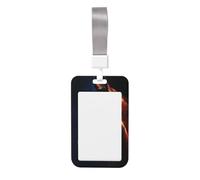 Woshuwo Majestic Porte-badge coulissant en plastique rigide en forme de tête de cheval pour infirmières et bureau