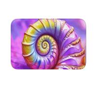 Woshuwo Natalyaram_19h_Cosmic_Mystical_Swirling_Fibonacci_Spiral_-Chao_549f0842-C27f-403c-9aea-A62afe379f51 Paillasson antidérapant pour extérieur et intérieur Tapis de ferme, 40 x 60 cm
