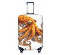 Woshuwo Octopus Housse de protection élastique pour valise, anti-poussière, résistante aux rayures, convient aux valises de 55,9 à 61 cm