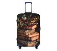Woshuwo Old Books Housse de protection élastique pour bagages de voyage, résistante à la poussière et aux rayures, convient pour 55,9 à 61 cm