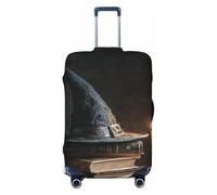 Woshuwo Old Witch's Hat Housse de protection élastique pour bagages de voyage anti-poussière et résistante aux rayures pour valises 55,9 à 61 cm