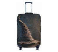 Woshuwo Old Witch's Hat On Ancient Book Housse de bagage élastique de voyage anti-poussière et résistante aux rayures pour valises 55,9 à 61 cm