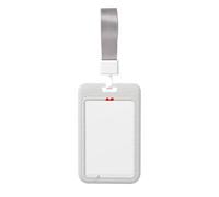 Woshuwo Porte-badge coulissant en plastique rigide avec inscription « Tiny Airplane Going Towards Love » pour infirmières et bureau