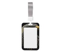 Woshuwo Porte-badge coulissant en plastique rigide avec motif aigle mignon pour infirmières et bureau