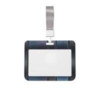 Woshuwo Porte-badge coulissant en plastique rigide pour cartes de travail pour infirmières et bureau