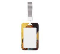 Woshuwo Porte-badge coulissant en plastique rigide pour mère africaine