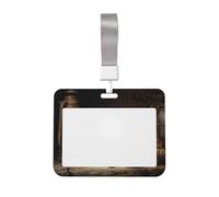 Woshuwo Porte-badge en plastique rigide avec inscription « Fox Rest Old Lantern » - Pour infirmières et bureaux