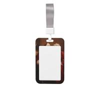 Woshuwo Porte-badge en plastique rigide avec inscription « Santa Clause Sitting On A Sofa » avec inscription « Mrs Claus » pour infirmières et bureau