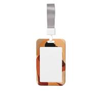 Woshuwo Porte-badge en plastique rigide avec inscription « Two People in Love » - Pour infirmières et bureaux