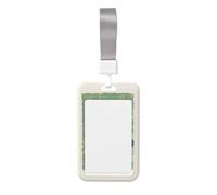 Woshuwo Porte-badge en plastique rigide pour badge d'identification en forme de balle de golf vintage