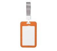 Woshuwo Porte-badge en plastique rigide pour lire un livre ou un badge d'identification vintage Halloween mignon fantôme pour infirmières bureau