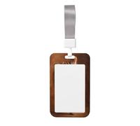 Woshuwo Sac de transport vintage en plastique rigide pour badge d'identification et carte de travail pour infirmières ou bureau