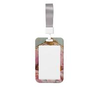 Woshuwo Tiger Porte-badge coulissant en plastique rigide pour livre de lecture sur lit
