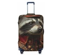 Woshuwo Uniforme militaire de raton laveur - Housse de protection élastique pour valise de 55,9 à 61 cm - Résistante à la poussière et aux rayures