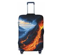 Woshuwo Volcano Eruption Housse de protection élastique pour valise, résistante à la poussière et aux rayures, convient pour 55,9 à 61 cm