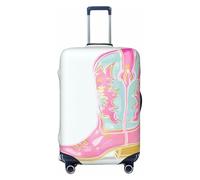 Woshuwo Western Art Cowboy Boot Minimaliste Housse de Bagage Élastique Anti-Poussière Résistant aux Rayures pour Valise 55,9 à 61 cm