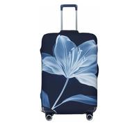 Woshuwo X-Ray Photo d'un lys Housse de bagage de voyage élastique anti-poussière et résistante aux rayures pour valises 55,9 à 61 cm