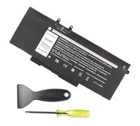Woskjxas 4GVMP Batterie Compatible avec Dell Latitude 5400 5500, Precision 3540 3550, Inspiron 7590 7591 7791 2-en-1 Série, 1V1XF RF7WM R8D7N 09JRYT 9JRYT 0C5GV2 0X77XY [7.6V 68Wh]