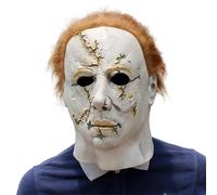 WoskjXas Masque de Michael Myers, Halloween Horreur Latex Masque Effrayant Cosplay Masque, Masque de Tueur Michael Myers Masques Effrayants pour Adultes