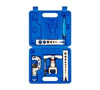 Wostore Ensemble d'outils d'évasement avec 2 Barres d'évasement pour 15 Tailles de Matrices Cône Excentrique de réfrigération CVC avec Coupe-Tube et alésoir