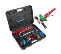 Wostore Le kit de cintreuse de tube comprend 1/4-7/8 tailles de réfrigération à cliquet, cintreuses de tuyau, outil à main couleur alliage d'aluminium tête de rechange