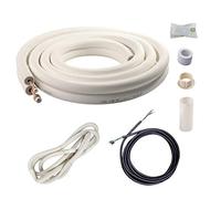Wostore Tuyaux en cuivre 6,35 mm et 12,7 mm pour mini climatiseur Split Coil Line Set HVAC avec raccords