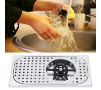 Rincer Les Tasses Rince Verre Bar Nettoyeur Verre Evier Rince Verre Pour Bar, Rincer Le Verre Du Nettoyeur De Tasse De Thé En Acier Inoxydable De 114 Mm De Diamètre 201 En Acier Inoxydable G1/2in