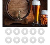 Wosume WosumeBière Swing Flip Top Bouteille Blanc Joints De Silicone Accueil Brew Bière Soda Bouteille Joint Joint 25 Pcs