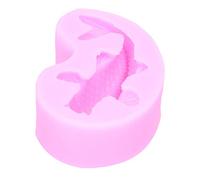 Wosune Moule à gâteau, Moule à Poisson Rouge Bonne durabilité Moule à Poisson Moule en Forme de Poisson Rouge Fondant Moule gâteau intéressant Facile à Nettoyer pour décoration de gâteau(Pink 50-523)