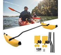 Wosune Stabilisateur de Kayak, kit de stabilisateur de Kayak pour Accessoire de canoë-Kayak, pour Accessoire de Bateau d'équilibrage de Kayak Gonflable Stable en Plein air(Yellow)