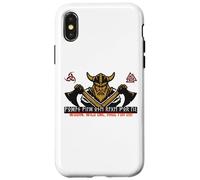 Wotan Odin Germains Futhark Berserker Vikings Runes Écriture Coque pour iPhone X/XS
