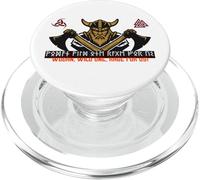 Wotan Odin Germains Futhark Berserker Vikings Runes Écriture PopSockets PopGrip pour MagSafe